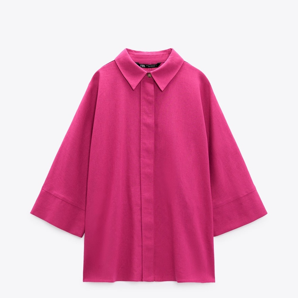 Zara linen blend set